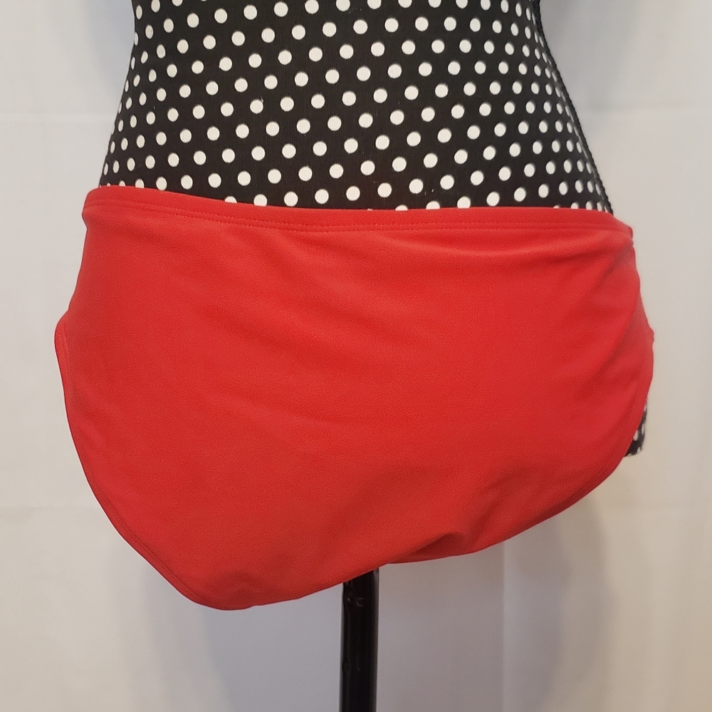 Kona Sol Red Bathing Suit Bottom - Picture 2 of 11